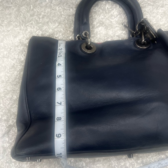 Dior Blue Leather Extra Large Diorissimo Shopper Tote - Picture 5 of 16